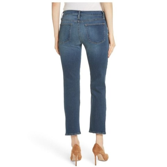 FRAME Le High Ankle Straight Leg Jeans - Picture 2 of 9
